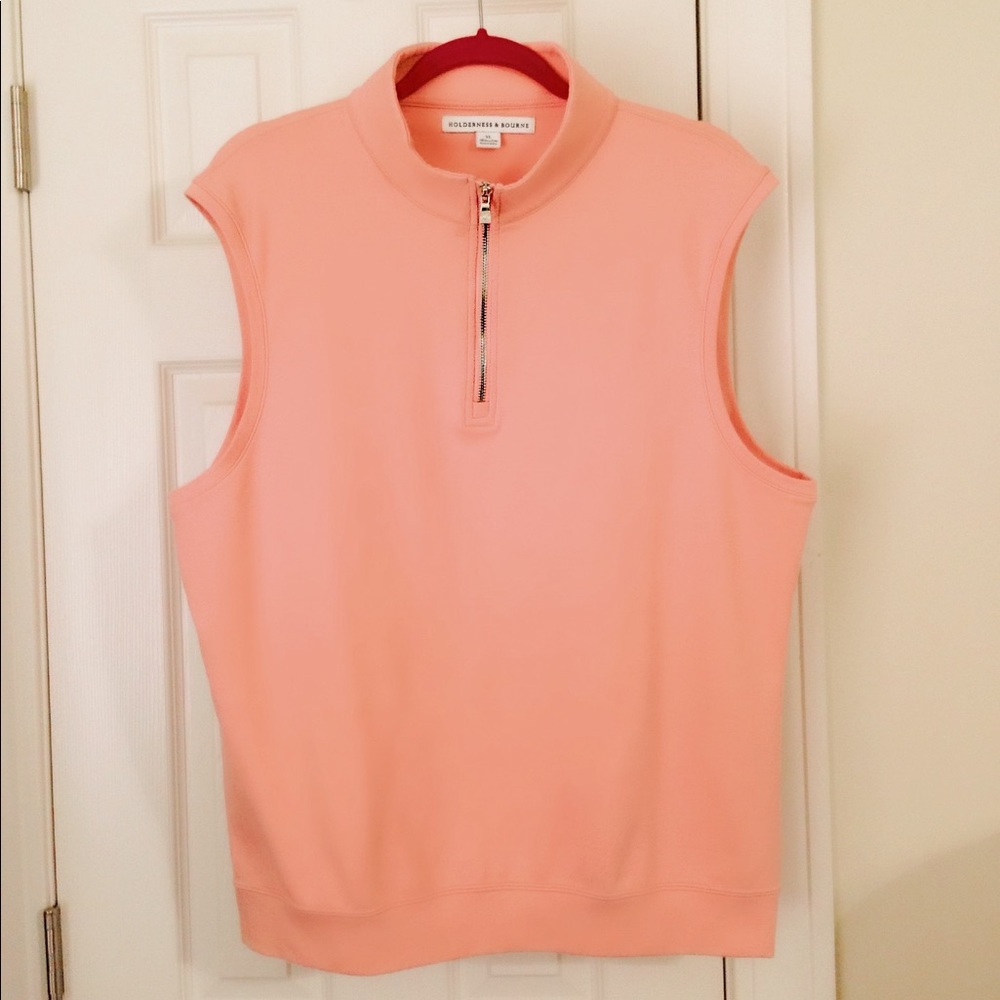 The No Laying Up Vest in Heather Delray XL